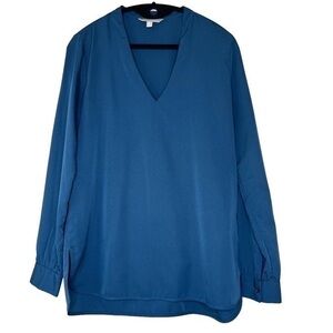 Elegant Blue Women's Top